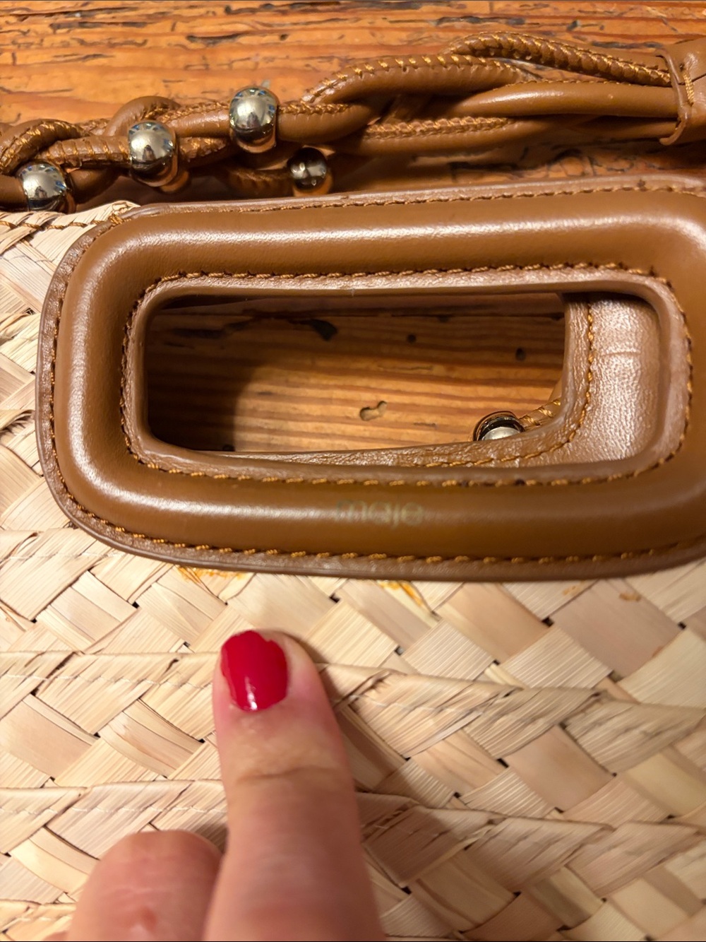 Maje Raffia Bag - Picture 4 of 10